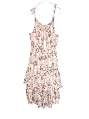 NWT Lovestitch Sheer High Low Midi Dress Women’s Size Medium